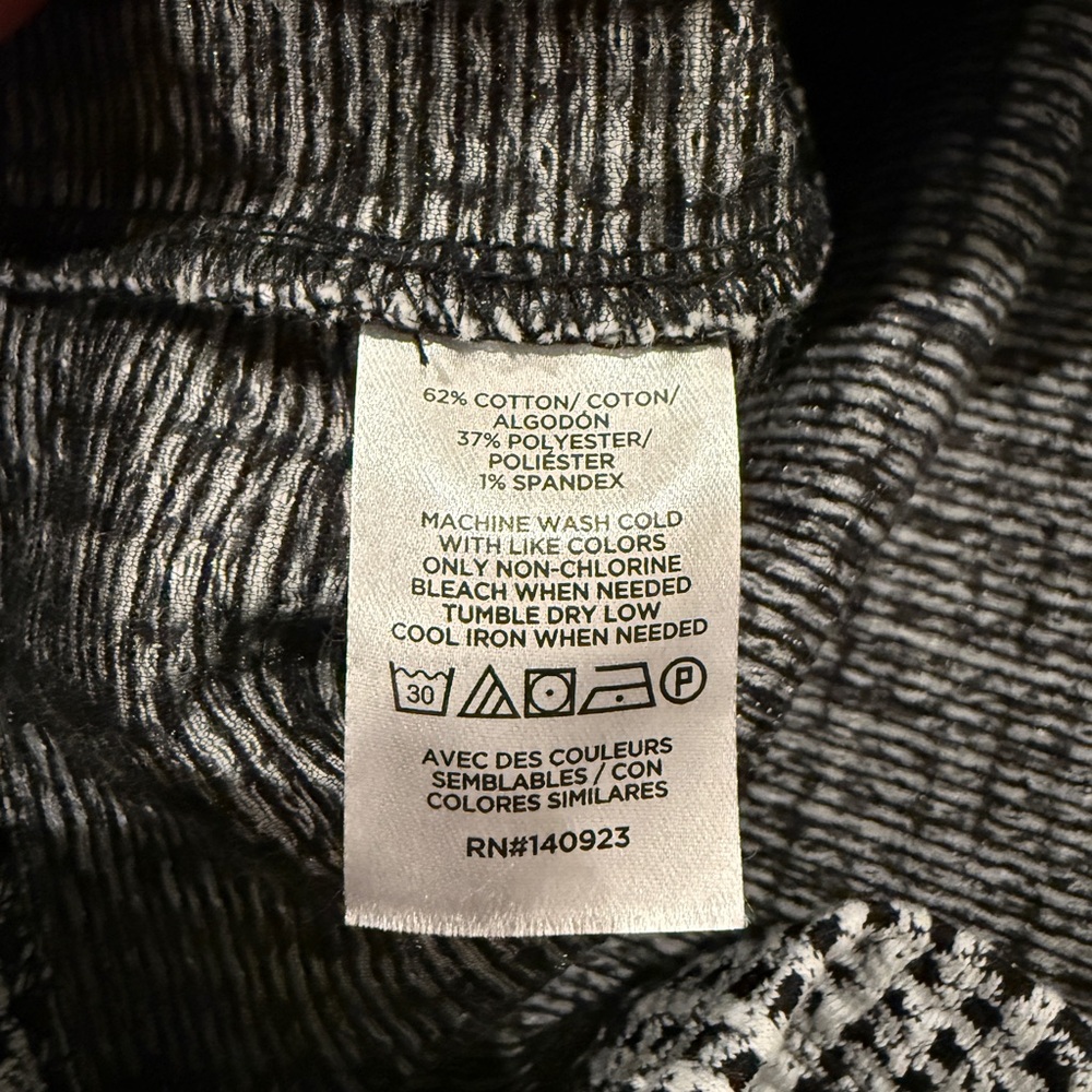 LOFT Gray Textured Puff Sleeve Dress - Picture 10 of 10